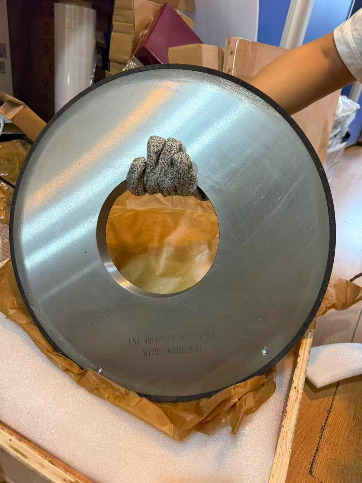 Client-supplied wheel reference photograph; this is not a verified OEM packaging example